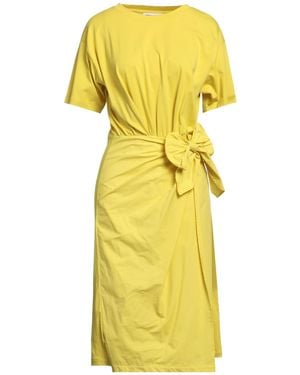 Attic And Barn Midi Dress - Yellow