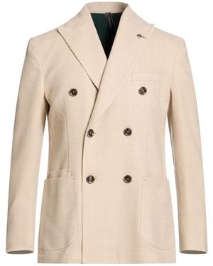 Paoloni Blazer Virgin Wool, Cotton - Natural
