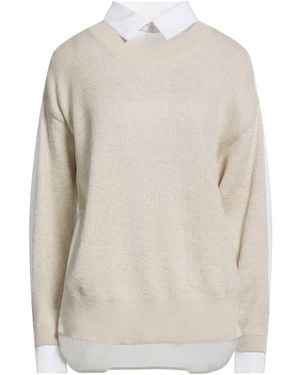 Panicale Sweater Cotton, Wool, Viscose, Silk, Cashmere - White