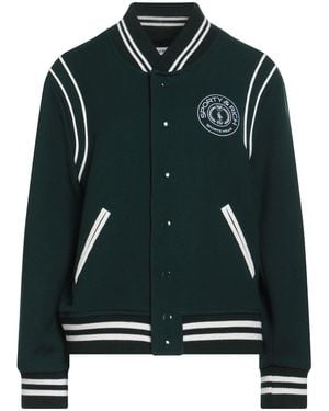 Sporty & Rich Dark Jacket Virgin Wool, Polyamide - Green
