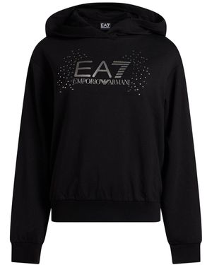 EA7 Sweatshirt Cotton, Modal, Elastane - Black