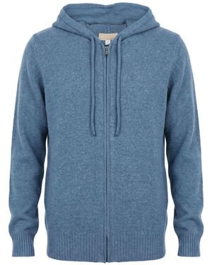 120% Lino Strickjacke - Blau