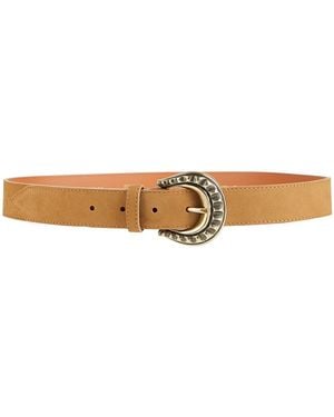 Maison Boinet Khaki Belt Cowhide - White