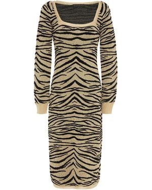 Dundas Midi Dress - Metallic