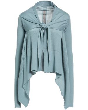Rick Owens Slate Cardigan Wool - Blue