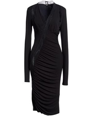 Pinko Midi Dress Viscose, Elastane - Black