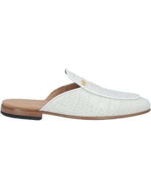 Giovanni Conti Mules & Clogs - White