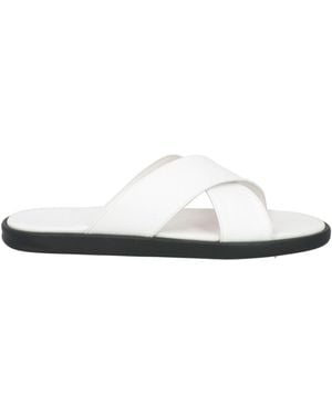 Doucal's Sandals Leather - White