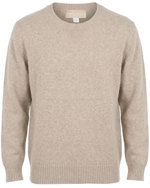 120% Lino Pullover - Bianco
