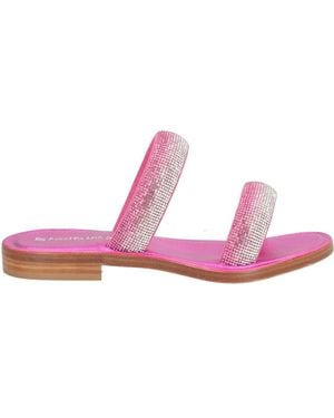DG POSITANO Fuchsia Sandals Leather - Pink