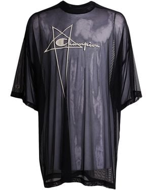 Rick Owens X Champion T-Shirt Recycled Polyamide, Elastane - Black