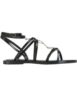 Celine Sandals Calfskin - Black