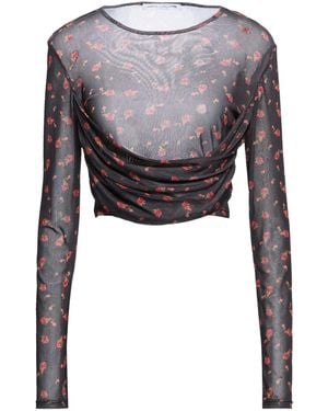 Mar De Margaritas Top Polyester, Elastane - Black