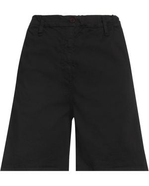 Please Shorts & Bermuda Shorts Cotton, Elastane - Black