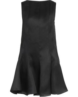 KHAITE Mini Dress Silk - Black