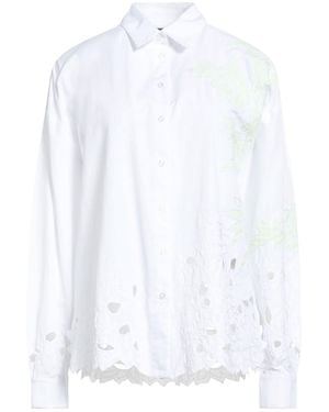 Fracomina Collection Shirt Polyester, Cotton - White