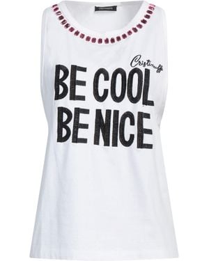 Cristinaeffe Tank Top Cotton - White