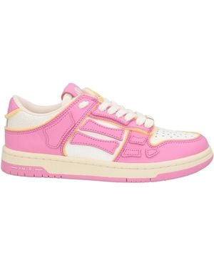 Amiri Trainers Leather, Textile Fibres - Pink