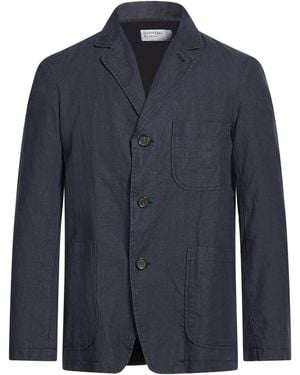 Universal Works Blazer Linen, Cotton - Blue