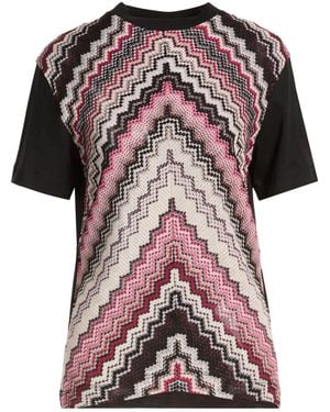 Missoni T-Shirt Viscose, Metallic Fibre, Polyamide, Cotton - Black