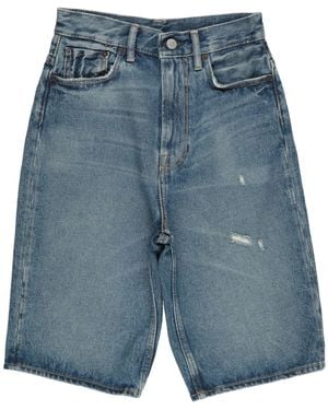 Acne Studios Denim Shorts Cotton - Blue