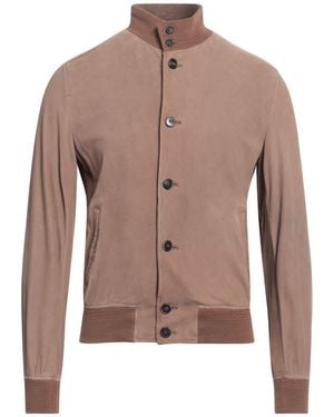 Stewart Jacket Leather - Brown