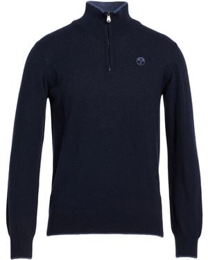 North Sails Midnight Sweater Polyamide, Wool, Viscose, Cashmere - Blue