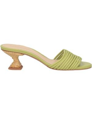 Paloma Barceló Sandals Leather - Metallic
