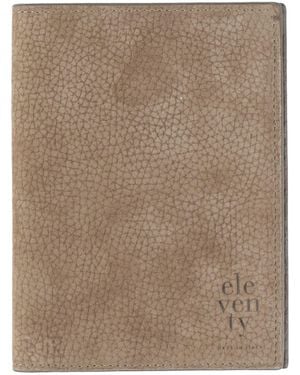Eleventy Document Holder Leather - Brown