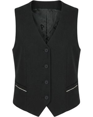 AllSaints Couture-Weste - Schwarz