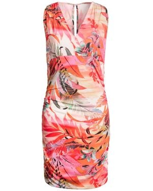 Rebel Queen Mini Dress Polyester, Elastane - Red