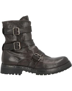 Officine Creative Dark Ankle Boots Leather - Brown