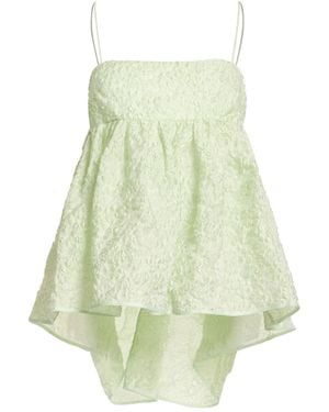 Cecilie Bahnsen Light Top Polyester, Polyamide - Green