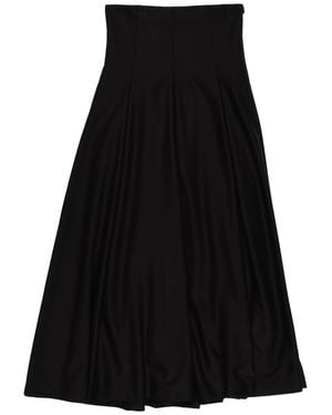 SKILLS & GENES Maxi Skirt Polyester, Viscose, Elastane - Black
