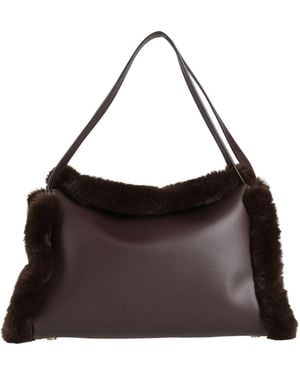 THEMOIRÈ Chocolate Handbag Textile Fibers - Brown