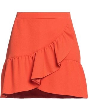 Essentiel Antwerp Mini Skirt Polyester, Viscose, Elastane - Red