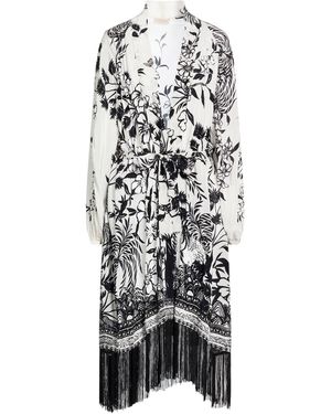 Anjuna Overcoat & Trench Coat - White