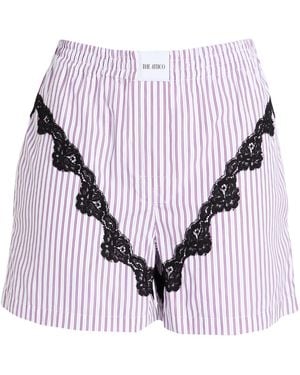 The Attico Shorts & Bermuda Shorts Cotton - Purple