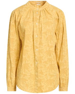 Massimo Alba Marigold Shirt Cotton - Yellow