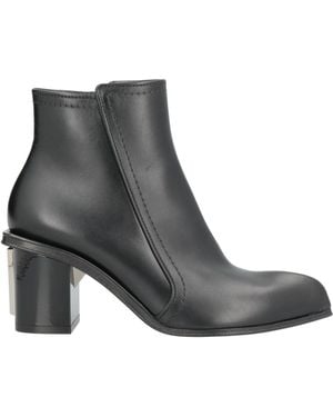 McQueen Ankle Boots Soft Leather - Black