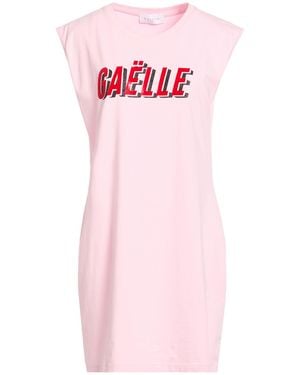 Gaelle Paris Mini Dress Cotton, Elastane - Pink