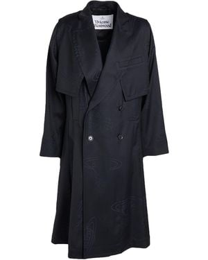 Vivienne Westwood Overcoat & Trench Coat Wool - Blue