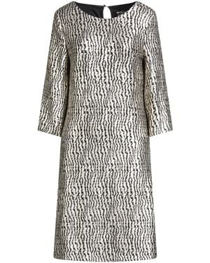 FRANK LYMAN Midi Dress Nylon, Metallic Fiber, Elastane - Gray