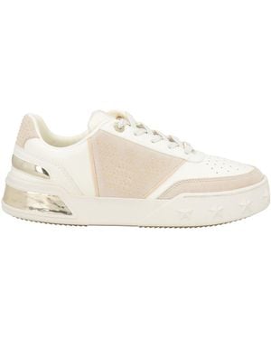 EA7 Ivory Sneakers Polyester, Polyurethane - White