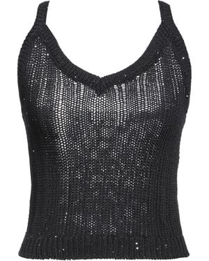 Peserico Top Cotton, Polyester - Black