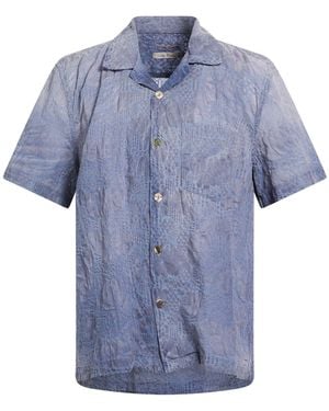 Dr. Collectors Slate Shirt Cotton - Blue