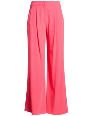 Patrizia Pepe Trousers Polyester, Elastane - Pink