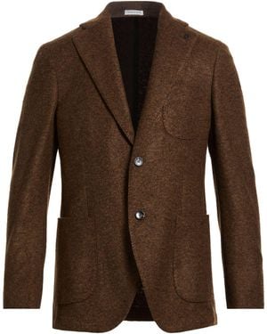 BRERAS Milano Blazer Acrylic, Virgin Wool, Polyester - Brown