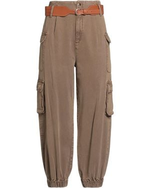 Liu Jo Khaki Jeans Cotton, Lyocell - Brown