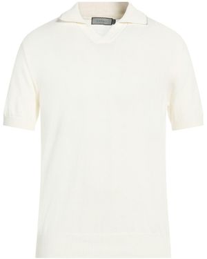 Canali Polo Shirt Cotton - White